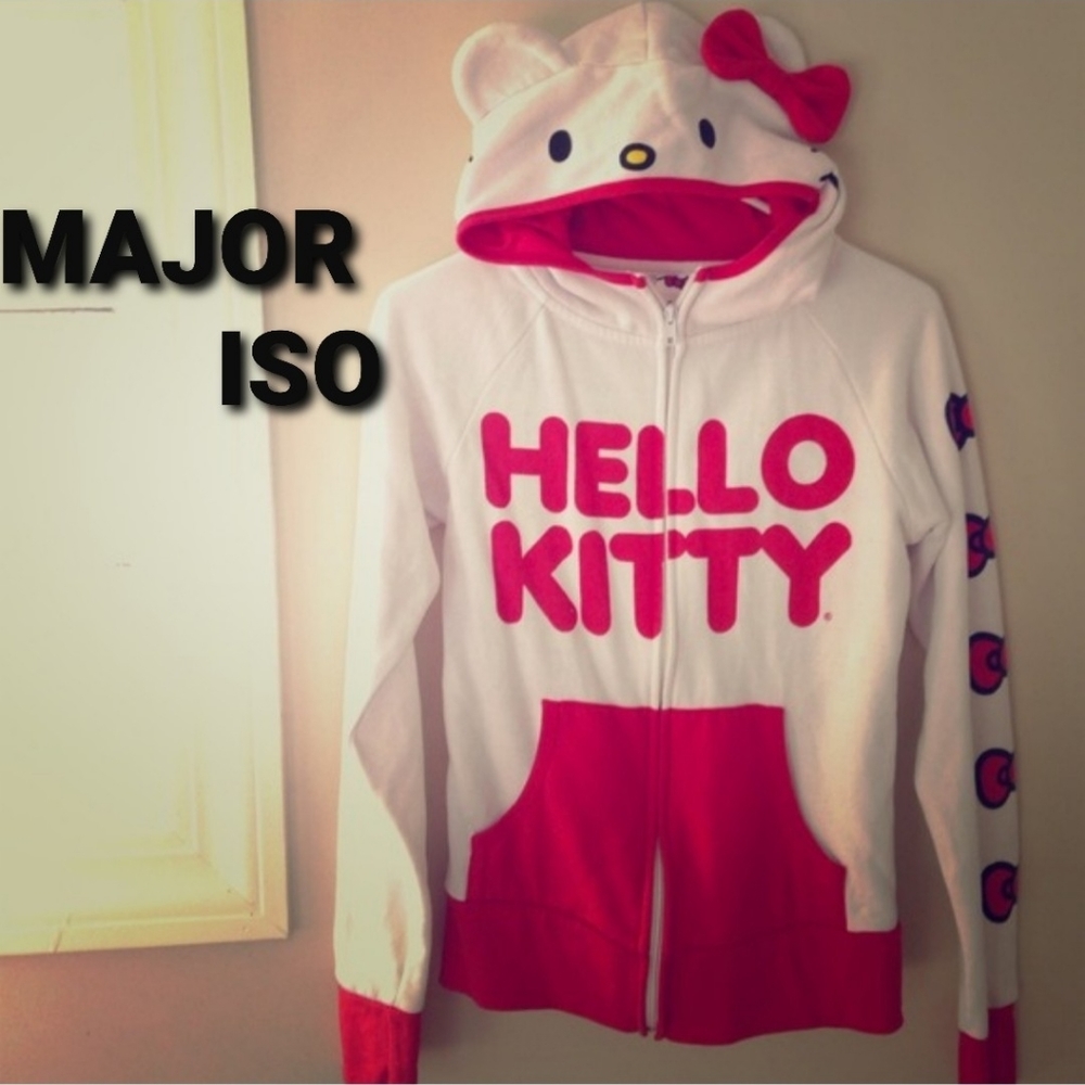Major ISO Hello Kitty Zip Up Hoodie